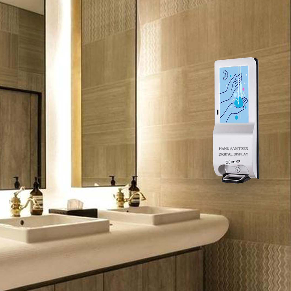 hand sanitizer digital display signage